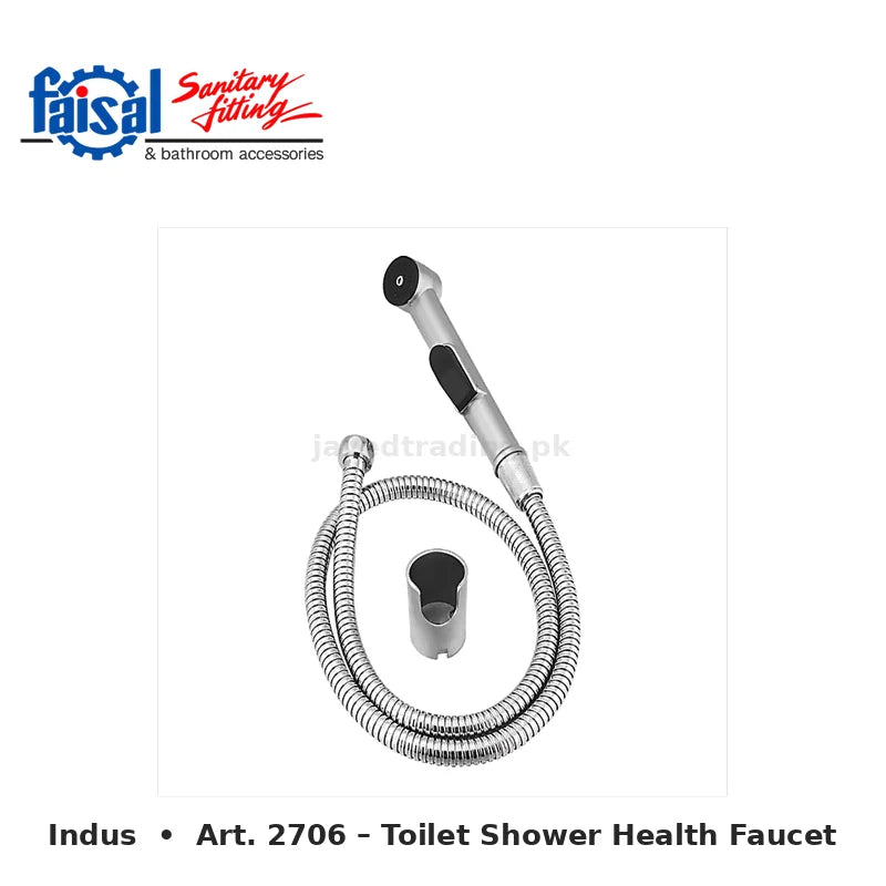 Faisal Sanitary Indus Series 2707 Complete Bath Set, 8 Pieces Single Lever Chrome and Youthful Colour