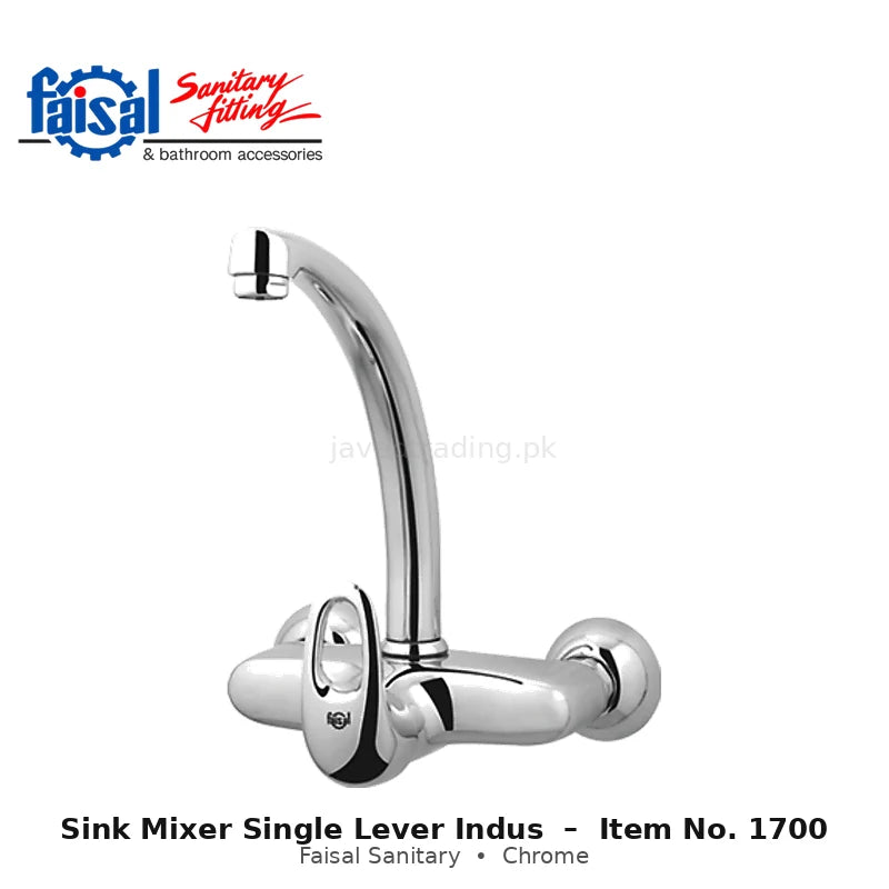 Faisal Sanitary Indus Single Lever Sink Mixer, Item 1700 Chrome and Youthful Colour