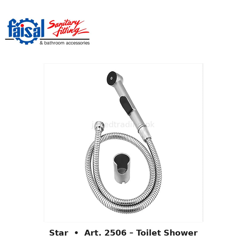 Faisal Sanitary Star Series 2507 Complete Bath Set, 8 Pieces Full Round Chrome and Youthful Colour
