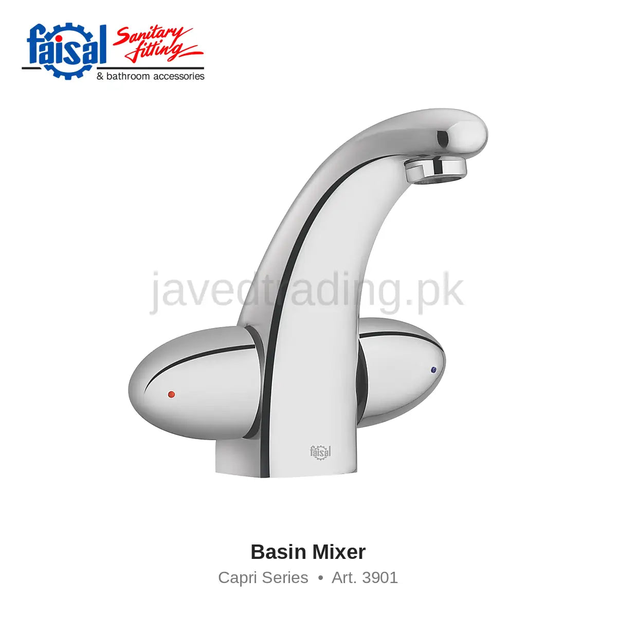 Faisal Sanitary Capri Series 3907 Complete Bath Set, 8 Pieces Quarter Round Chrome, Matt Black and Youthful Colour