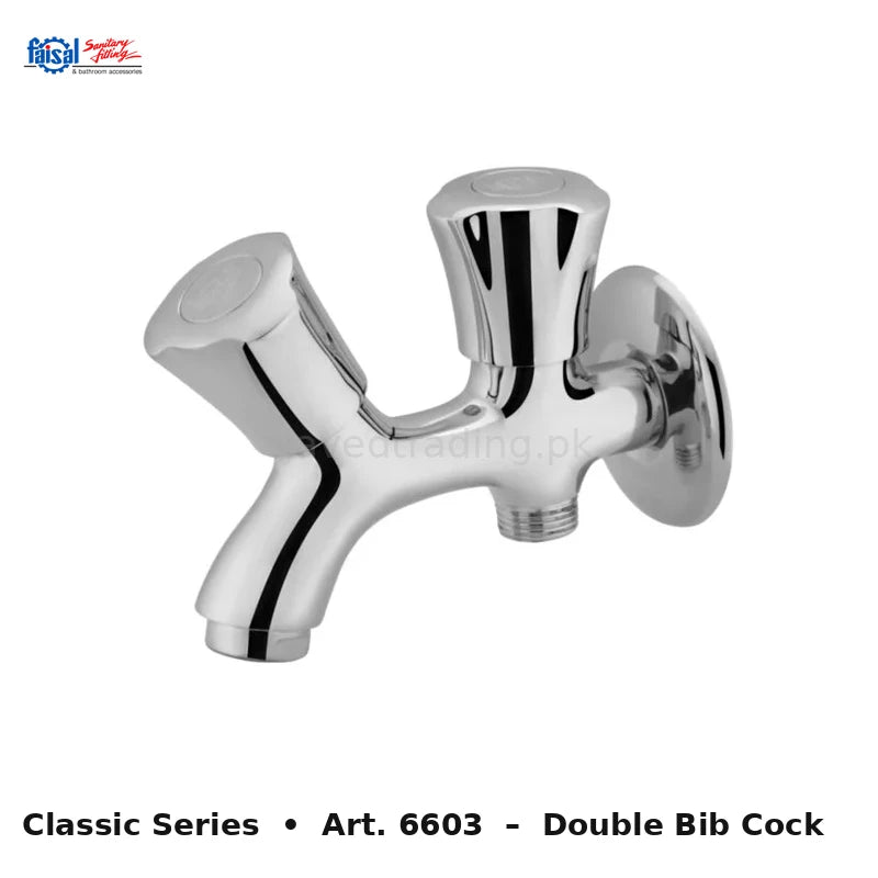 Faisal Sanitary Classic Series 6607 Complete Bath Set, 8 Pieces Full Round Chrome