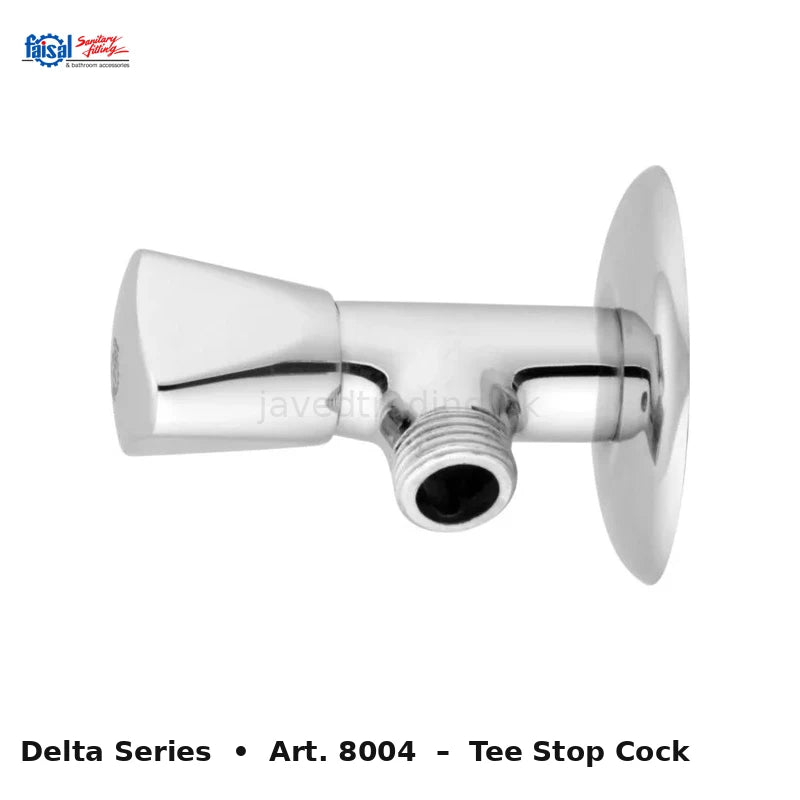 Faisal Sanitary Delta Series 8007 Complete Bath Set, 8 Pieces Single Lever Square Chrome