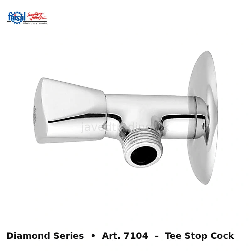 Faisal Sanitary Diamond Series 7107 Complete Bath Set, 8 Pieces Single Lever Square Chrome