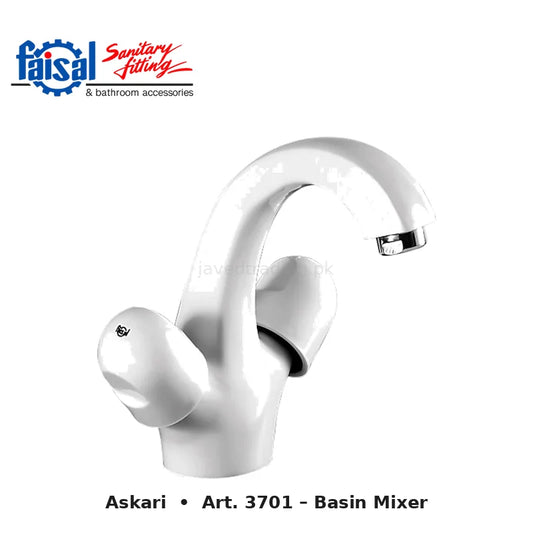 Faisal Sanitary Askari Series 3707 Complete Bath Set, 8 Pieces Full Round Chrome and Youthful Colour