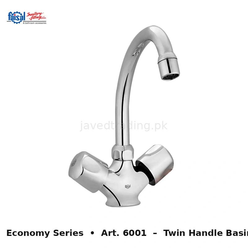 Faisal Sanitary Economy Series 6007 Complete Bath Set, 8 Pieces Full Round Chrome and Youthful Colour