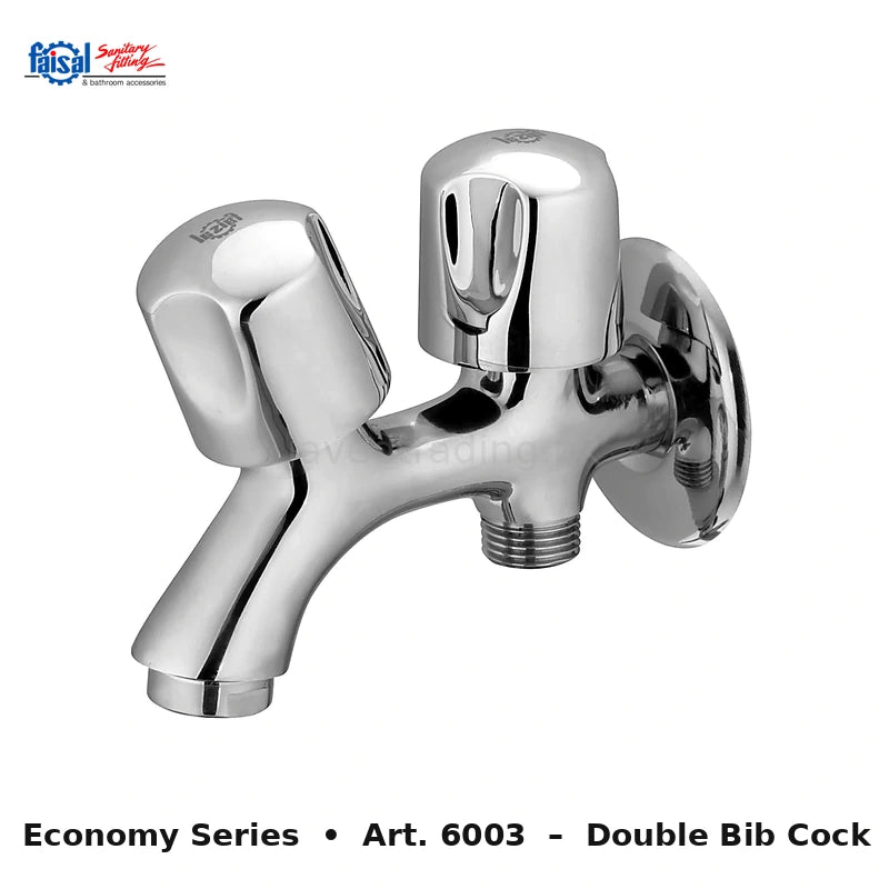 Faisal Sanitary Economy Series 6007 Complete Bath Set, 8 Pieces Full Round Chrome and Youthful Colour