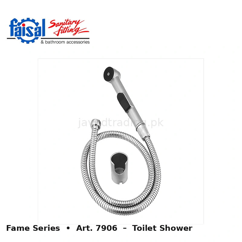 Faisal Sanitary Fame Series 7907 Complete Bath Set, 8 Pieces Single Lever Chrome