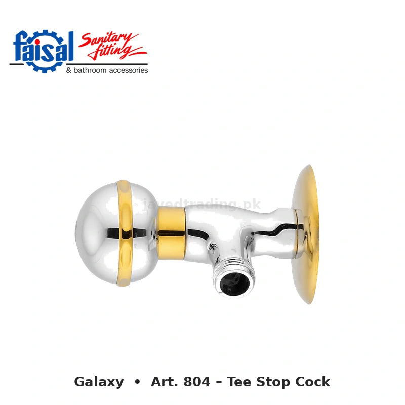 Faisal Sanitary Galaxy Series 807 Complete Bath Set, 8 Pieces Full Round Chrome, Youthful Colour and Chrome Gold