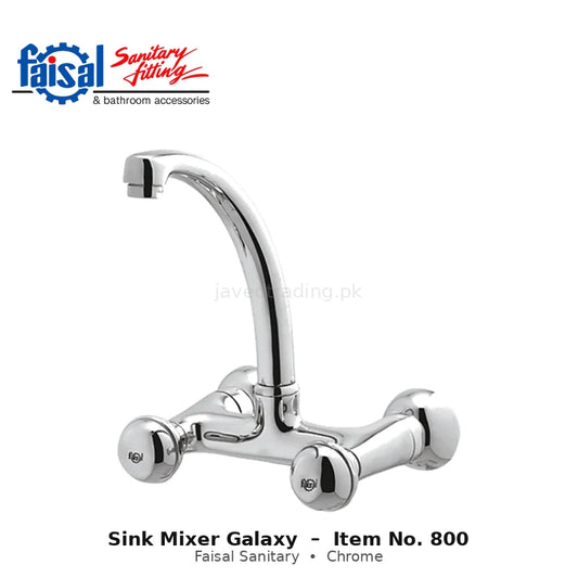 Faisal Sanitary Galaxy Sink Mixer, Item 800 Chrome and Youthful Colour