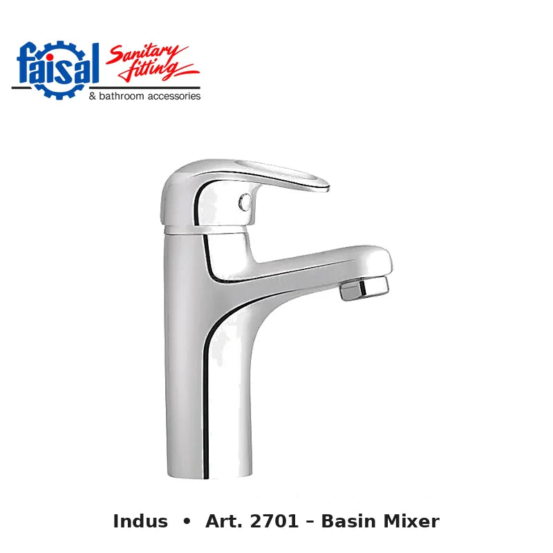 Faisal Sanitary Indus Series 2707 Complete Bath Set, 8 Pieces Single Lever Chrome and Youthful Colour