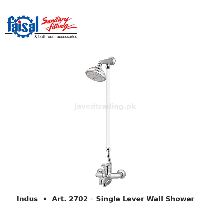 Faisal Sanitary Indus Series 2707 Complete Bath Set, 8 Pieces Single Lever Chrome and Youthful Colour