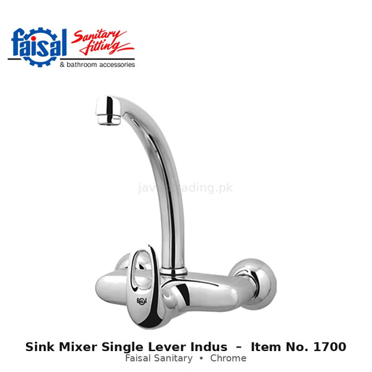 Faisal Sanitary Indus Single Lever Sink Mixer, Item 1700 Chrome and Youthful Colour