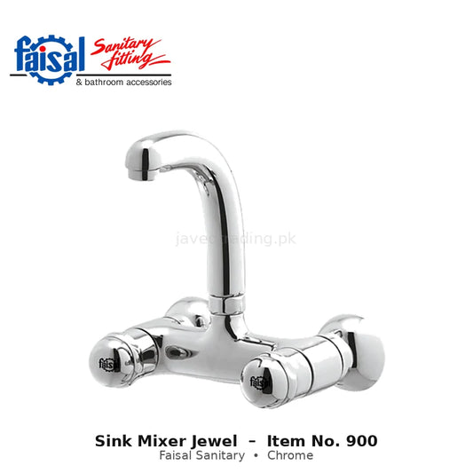Faisal Sanitary Jewel Sink Mixer, Item 900 Chrome and Youthful Colour