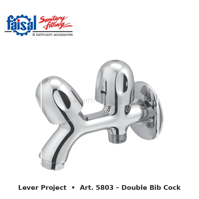 Faisal Sanitary Lever Project Series 5807 Complete Bath Set, 8 Pieces Single Lever Chrome and Youthful Colour