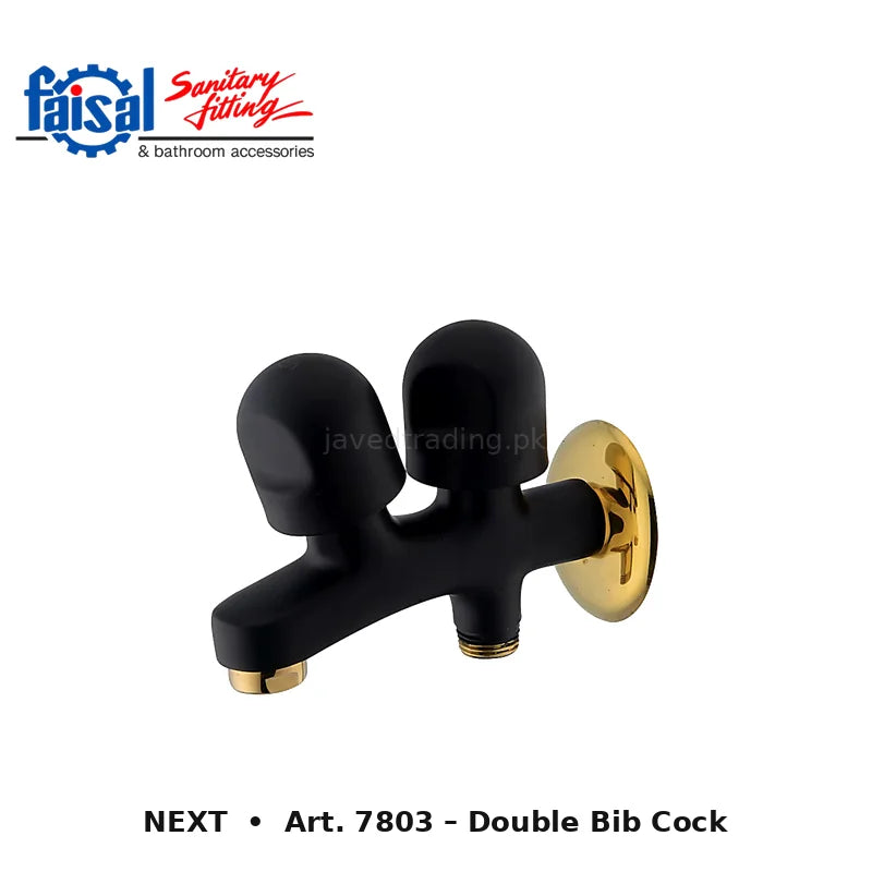Faisal Sanitary Next Series 7807 Complete Bath Set, 8 Pieces Single Lever Chrome, Chrome Gold, Matt Black and PVD Full Gold