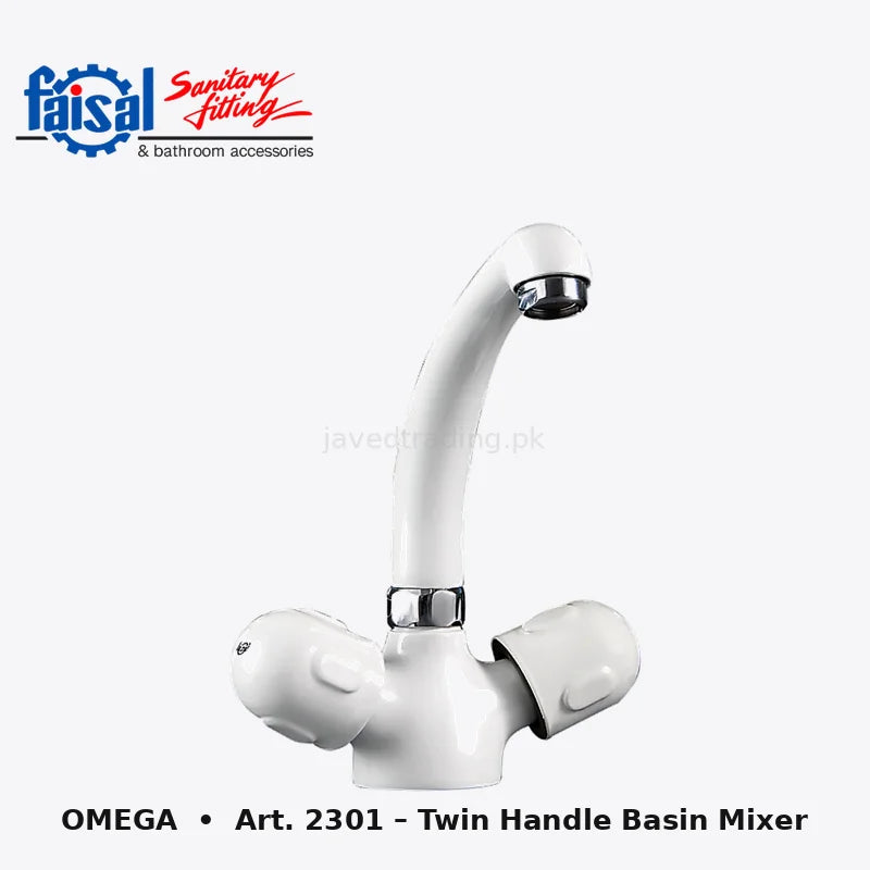 Faisal Sanitary Omega Series 2307 Complete Bath Set, 8 Pieces Full Round Youthful Colour