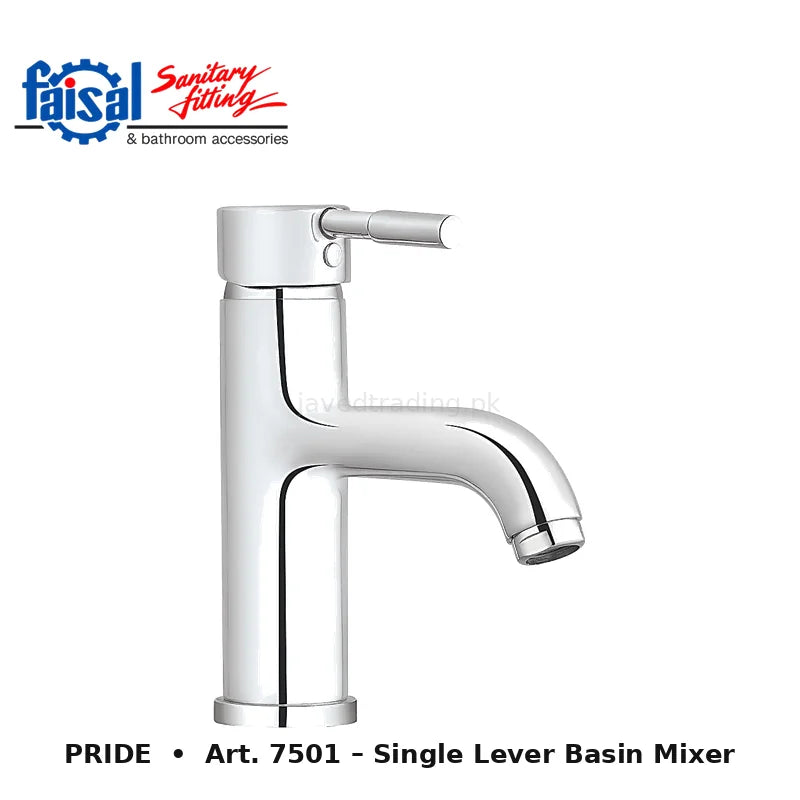 Faisal Sanitary Pride Series 7507 Complete Bath Set, 8 Pieces Single Lever Chrome