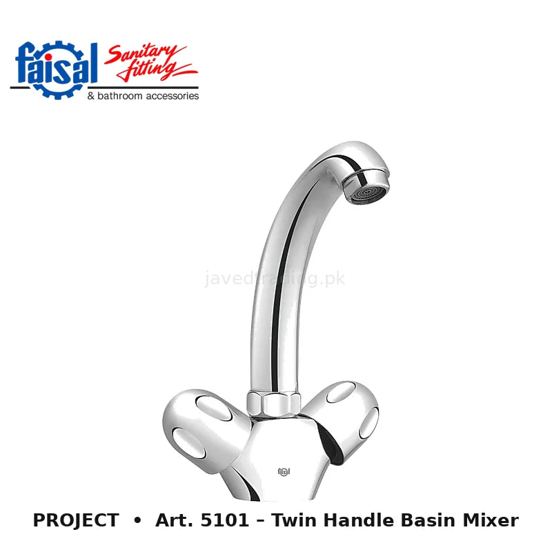 Faisal Sanitary Project Series 5107 Complete Bath Set, 8 Pieces Full Round Chrome and Youthful Colour