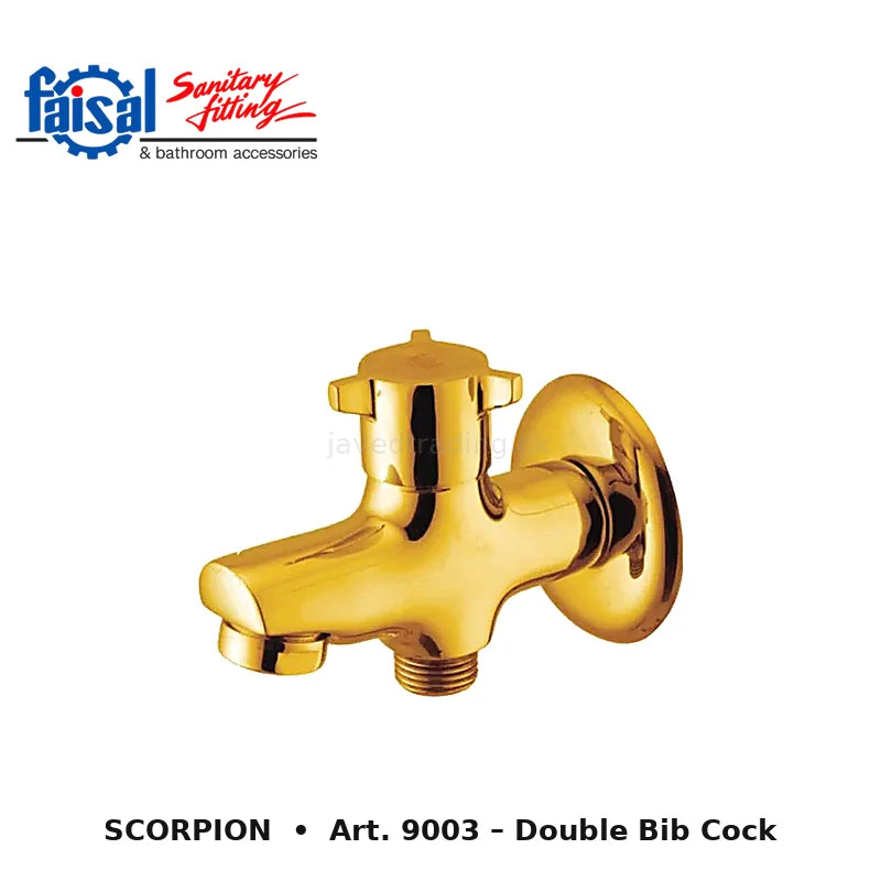 Faisal Sanitary Scorpion Series 9007 Complete Bath Set, 8 Pieces Single Lever Chrome, Chrome Gold, Matt Black and PVD Full Gold