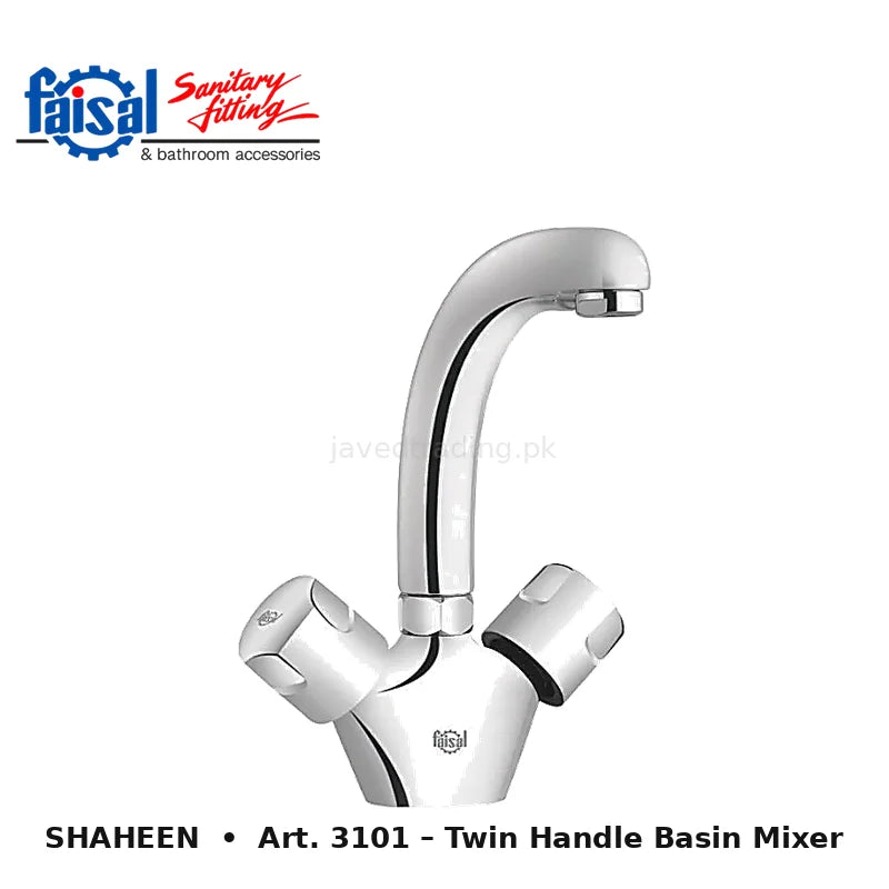 Faisal Sanitary Shaheen Series 3107 Complete Bath Set, 8 Pieces Full Round Chrome and Youthful Colour