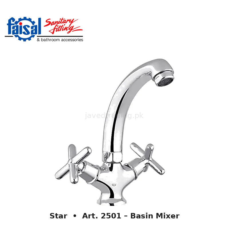 Faisal Sanitary Star Series 2507 Complete Bath Set, 8 Pieces Full Round Chrome and Youthful Colour