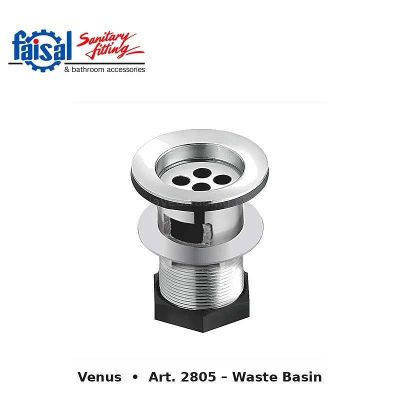 Faisal Sanitary Venus Series 2807 Complete Bath Set, 8 Pieces Single Lever Chrome and Youthful Colour