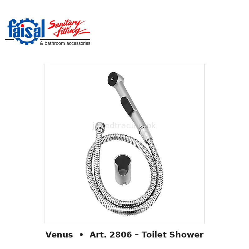 Faisal Sanitary Venus Series 2807 Complete Bath Set, 8 Pieces Single Lever Chrome and Youthful Colour